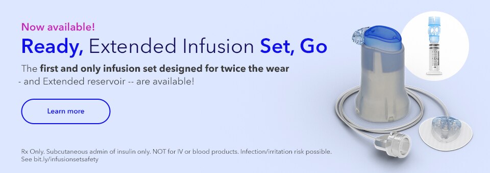 Extended infusion set