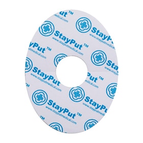 Black StayPut™ Oval Patch
