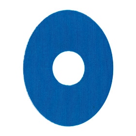 StayPut™ Oval Patch with 1” Circular Cutout, Blue