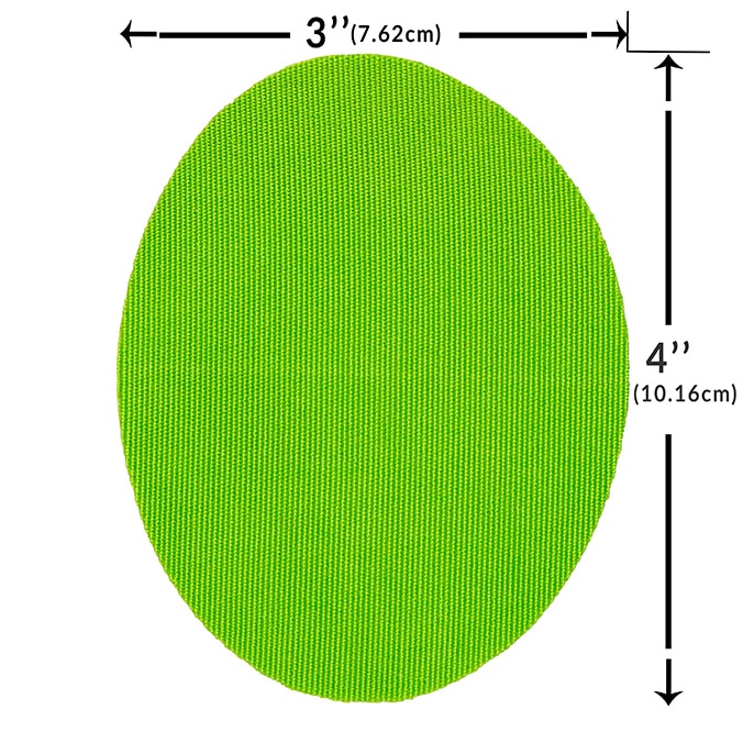 Green StayPut™ Oval Patch