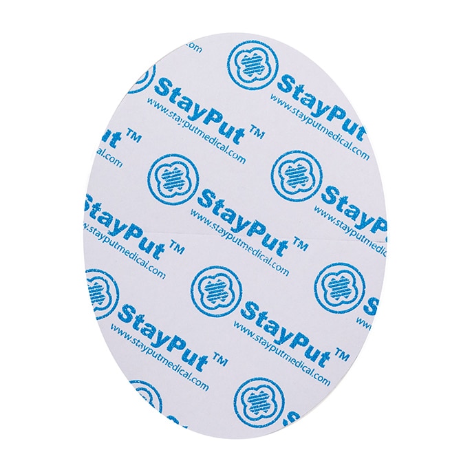 StayPut™ Oval Patch, Solid with No Cutout, Pink