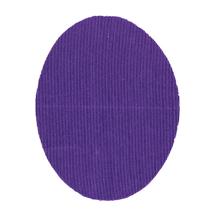 StayPut™ Oval Patch, Solid with No Cutout, Purple