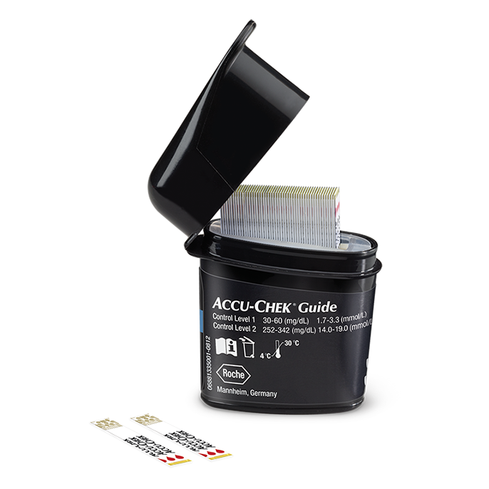 Give Hændelse, begivenhed kassette Accu-Chek® Guide Test Strips (50/box) | Diabetes Shop